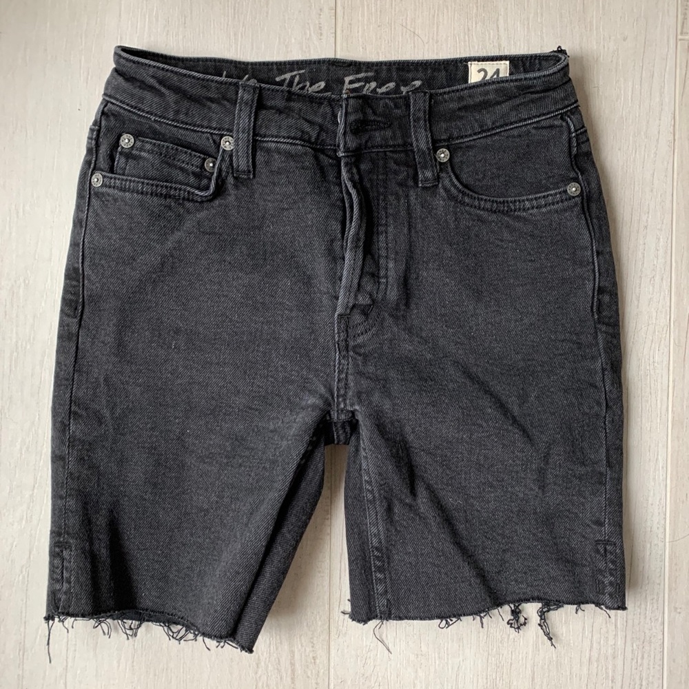 Free People denim cutoff shorts